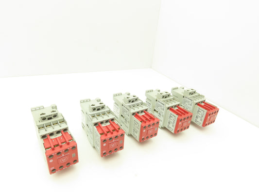 Allen Bradley 4 Pole Contactor Safety Control Relay 24VDC Coil Lot of 5