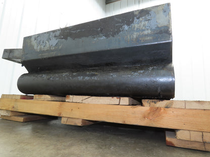 Enomoto 37"W x 8' 4"L Chip Conveyor 26"Belt 46"H Discharge 220V 3PH Chain Drive