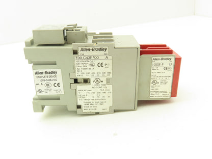 Allen Bradley 100S-C43EJ14C 3 Pole Contactor Safety Control Relay 24VDC Coil