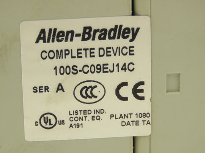 Allen Bradley 100S-C09EJ14C 4 Pole Contactor Safety Control Relay 24VDC Coil