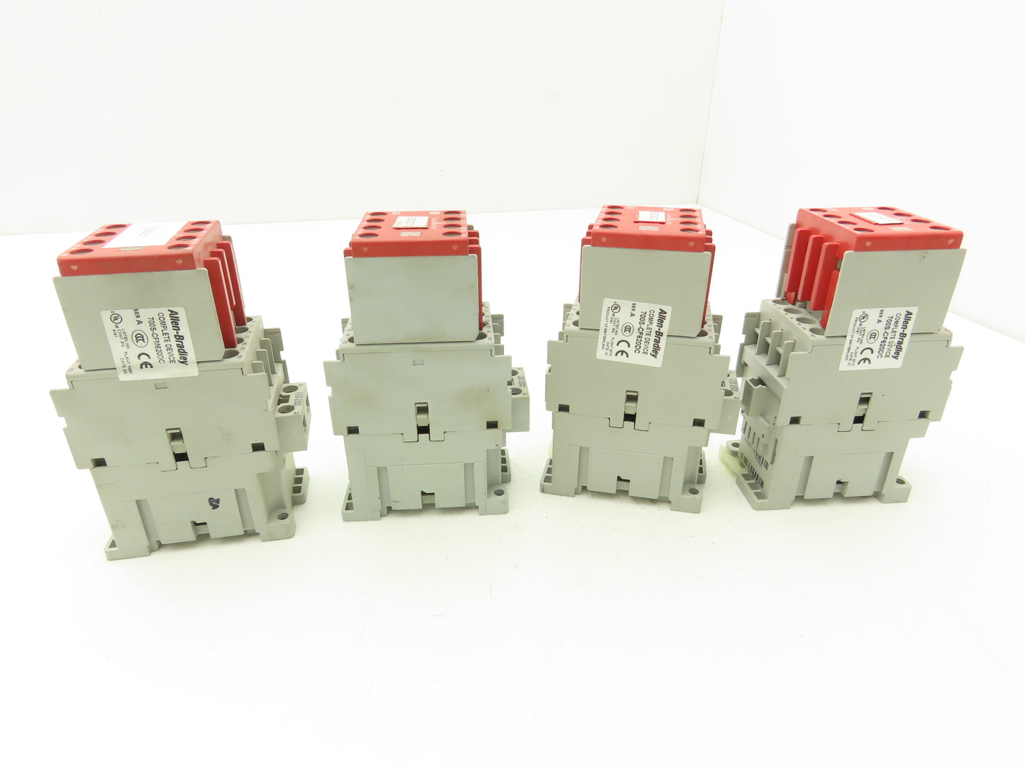 Allen Bradley 4 Pole Contactor Safety Control Relay 24VDC Coil Lot of 4