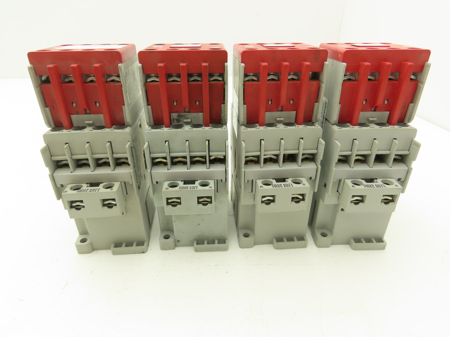 Allen Bradley 4 Pole Contactor Safety Control Relay 24VDC Coil Lot of 4