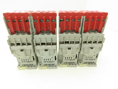 Allen Bradley 4 Pole Contactor Safety Control Relay 24VDC Coil Lot of 4