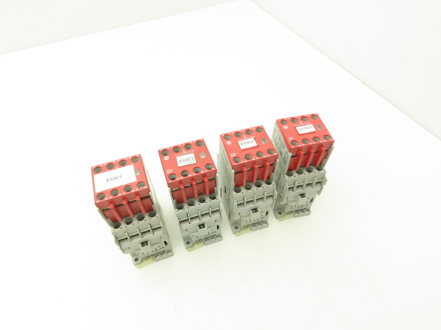 Allen Bradley 4 Pole Contactor Safety Control Relay 24VDC Coil Lot of 4