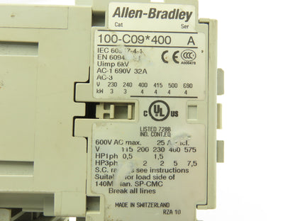 Allen Bradley 193-EECB Motor Starter Contactor Overload Relay 1-5A 120V Coil