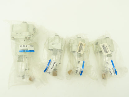 SMC AL40-N03-3Z-A / AL40-N04-3Z-A / AL40-N06-3Z-A Lubricator Mixed Lot of 4