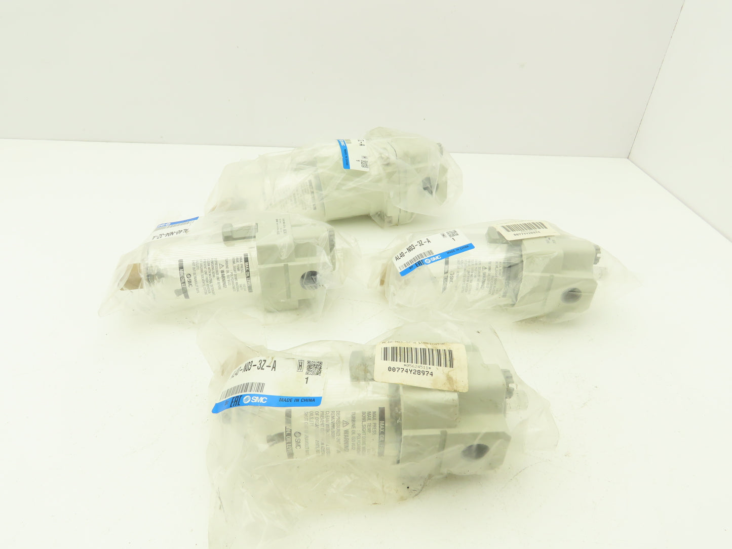 SMC AL40-N03-3Z-A / AL40-N04-3Z-A / AL40-N06-3Z-A Lubricator Mixed Lot of 4
