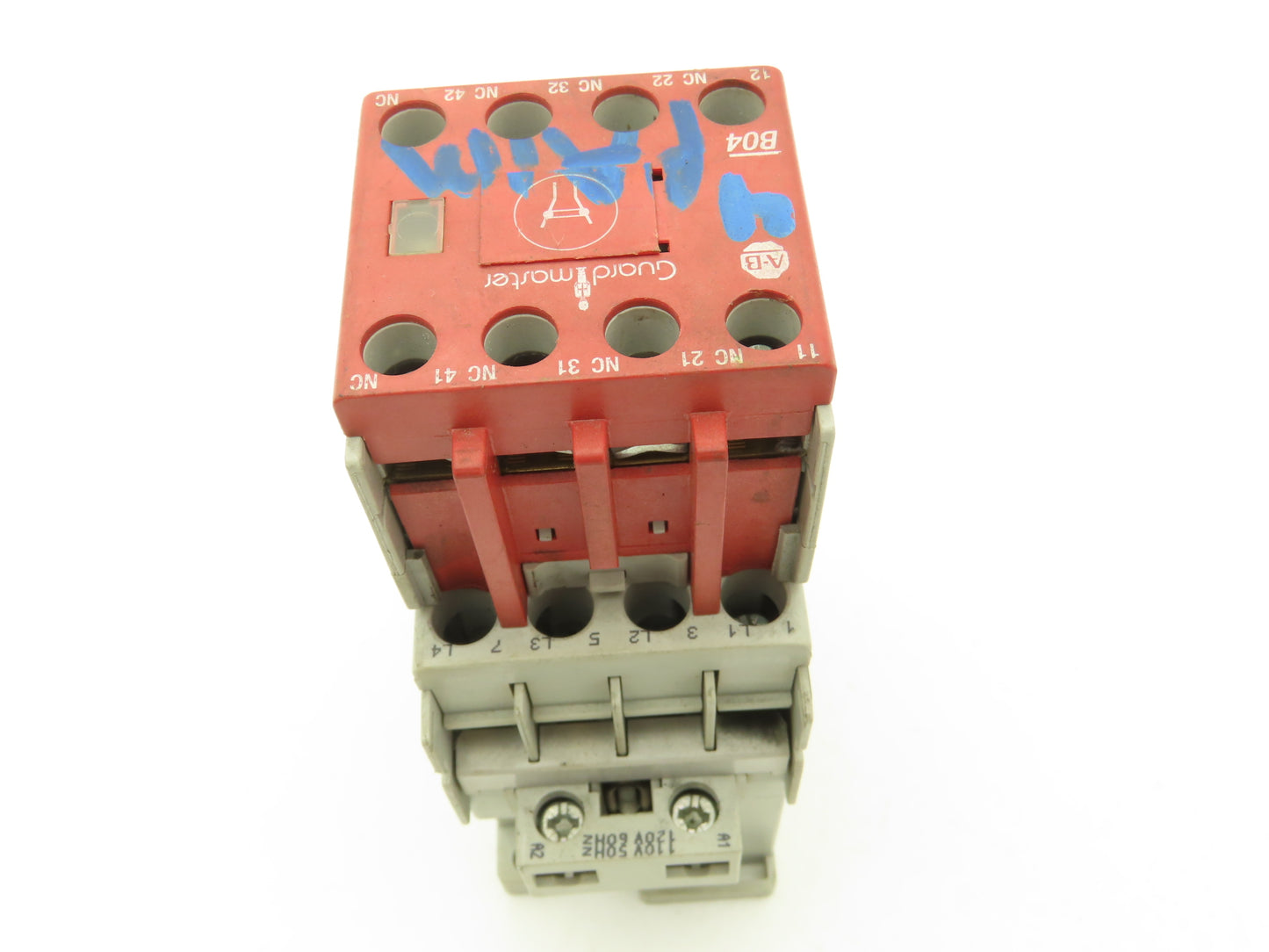 Allen Bradley 4 Pole Contactor Safety Control Relay 120V Coil Lot of 3