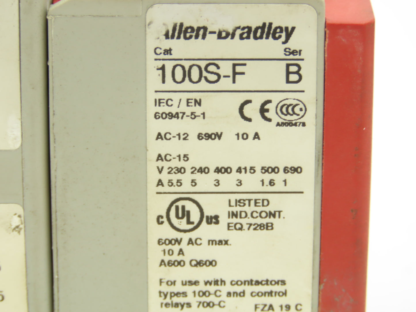 Allen Bradley 4 Pole Contactor Safety Control Relay 120V Coil Lot of 3