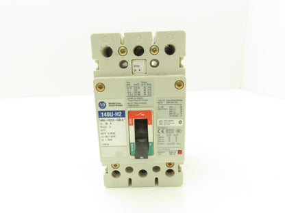 Allen Bradley 140U-H2C3-C30 Circuit Breaker 3P 30A 600V 3PH H-Frame