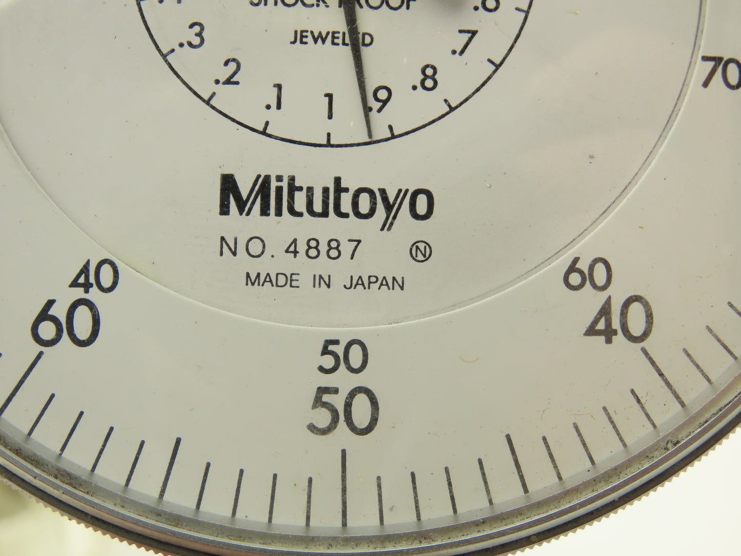 Mitutoyo No 4887 Dial Drop Indicator Gage .001"-3.000" 1"Range  -READ-