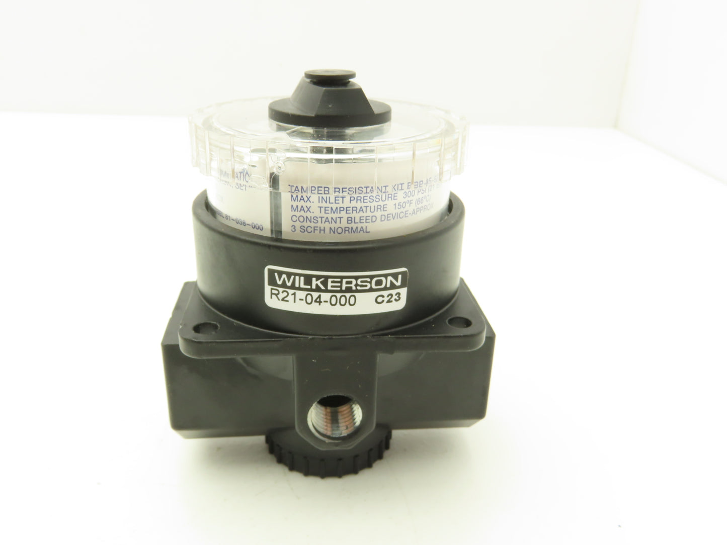 Wilkerson R21-04-000 Pneumatic Air Pressure Regulator Dial-Air 0-160psi