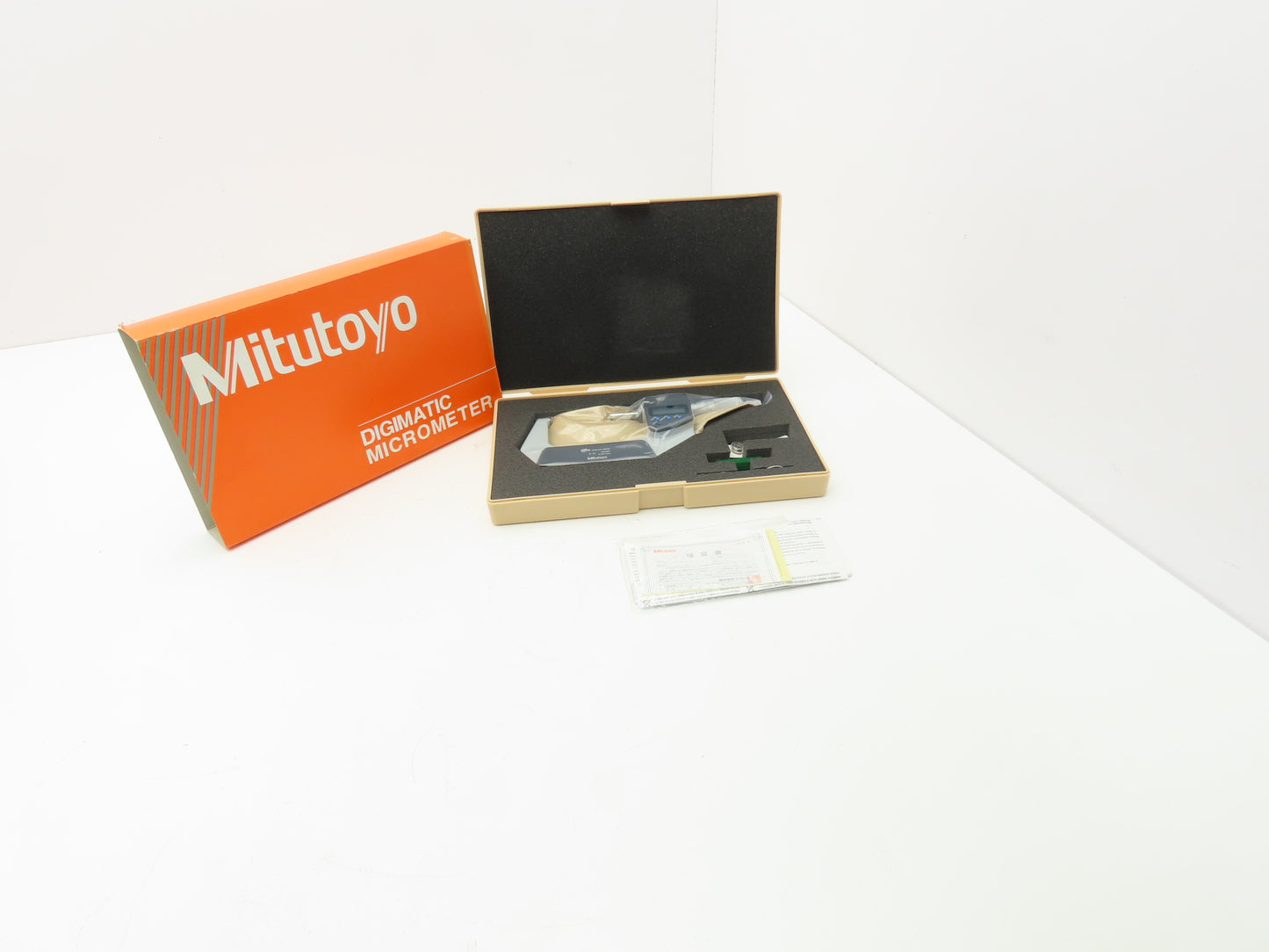 Mitutoyo 395-353-30 Digimatic Micrometer 2-3" Range Spherical Ball Anvil