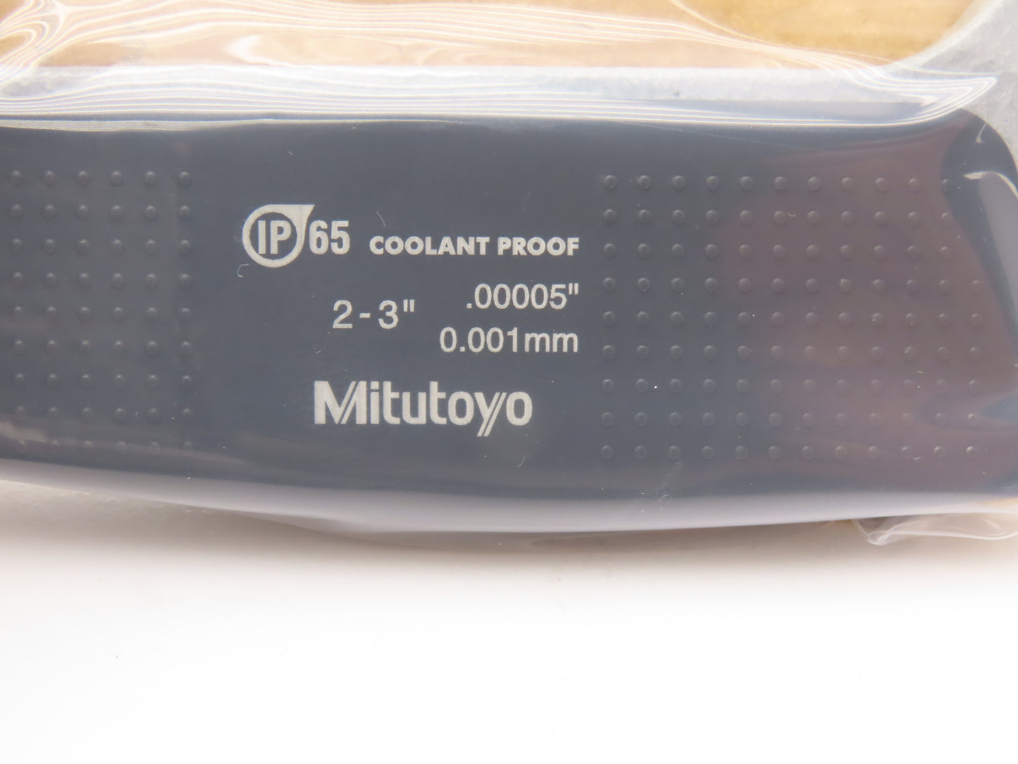Mitutoyo 395-353-30 Digimatic Micrometer 2-3" Range Spherical Ball Anvil