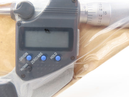 Mitutoyo 395-353-30 Digimatic Micrometer 2-3" Range Spherical Ball Anvil