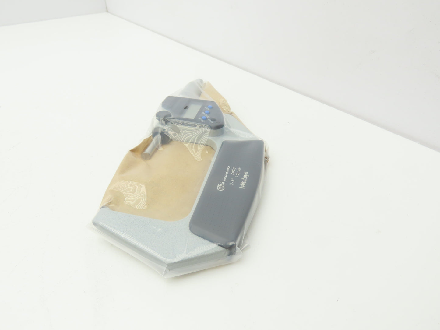 Mitutoyo 395-353-30 Digimatic Micrometer 2-3" Range Spherical Ball Anvil