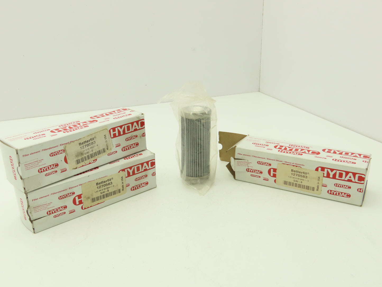 Hydac 1270583 1.07.04D06BN4/-V Hycon Hydraulic Filter Lot of 3