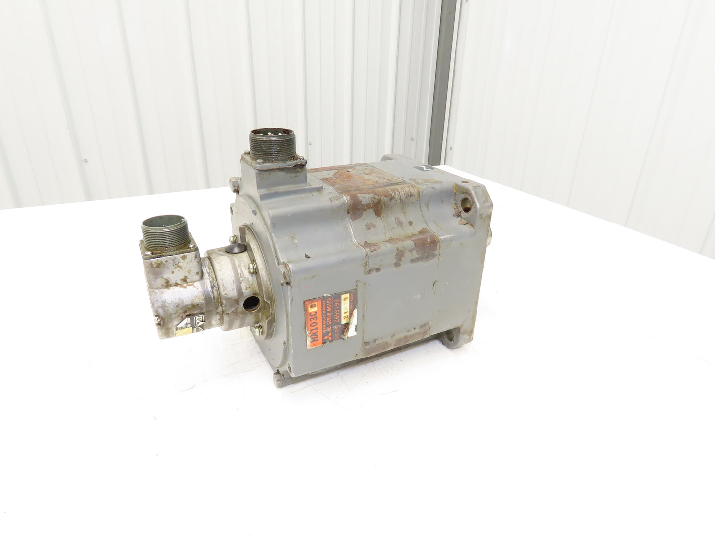 Mitsubishi HA103C S AC Servo Motor 3PH W/Encoder H25Y-SB-5000-M12