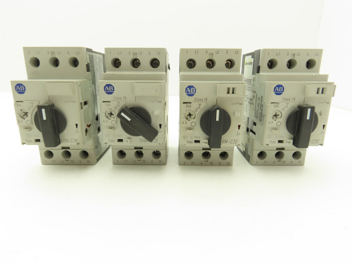 Allen Bradley 140M-C2E-C10 Circuit Breaker Motor Protection 6.3-10A Lot of 4