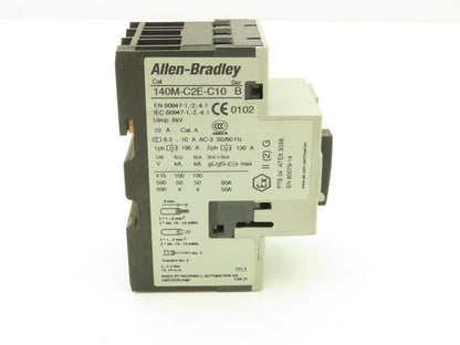 Allen Bradley 140M-C2E-C10 Circuit Breaker Motor Protection 6.3-10A Lot of 4