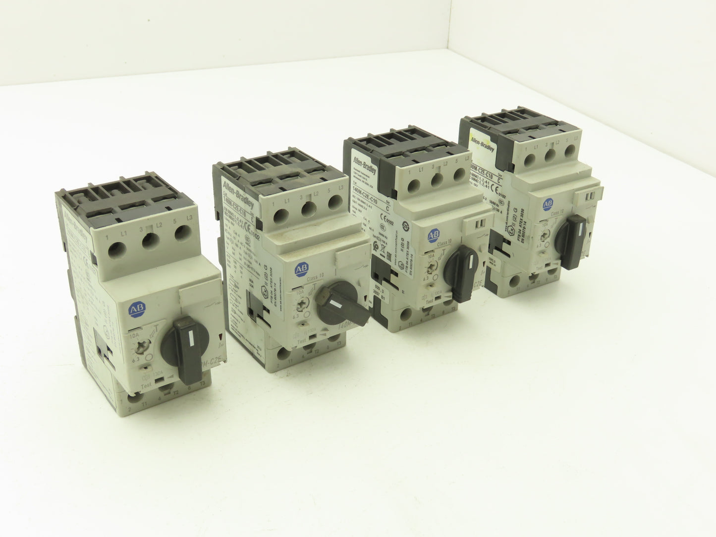 Allen Bradley 140M-C2E-C10 Circuit Breaker Motor Protection 6.3-10A Lot of 4