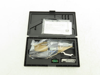 Mitutoyo 395-352-30 Digimatic Micrometer 1-2" Range .00005" Spherical Ball Anvil