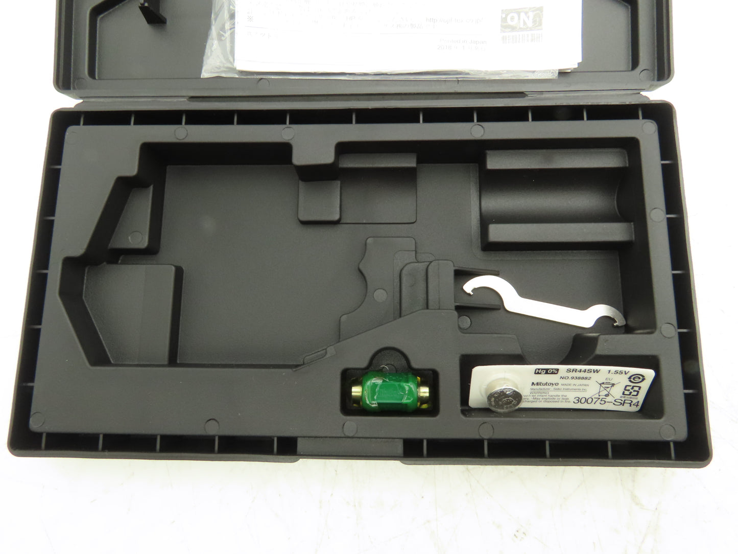 Mitutoyo 395-352-30 Digimatic Micrometer 1-2" Range .00005" Spherical Ball Anvil