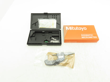 Mitutoyo 395-352-30 Digimatic Micrometer 1-2" Range .00005" Spherical Ball Anvil