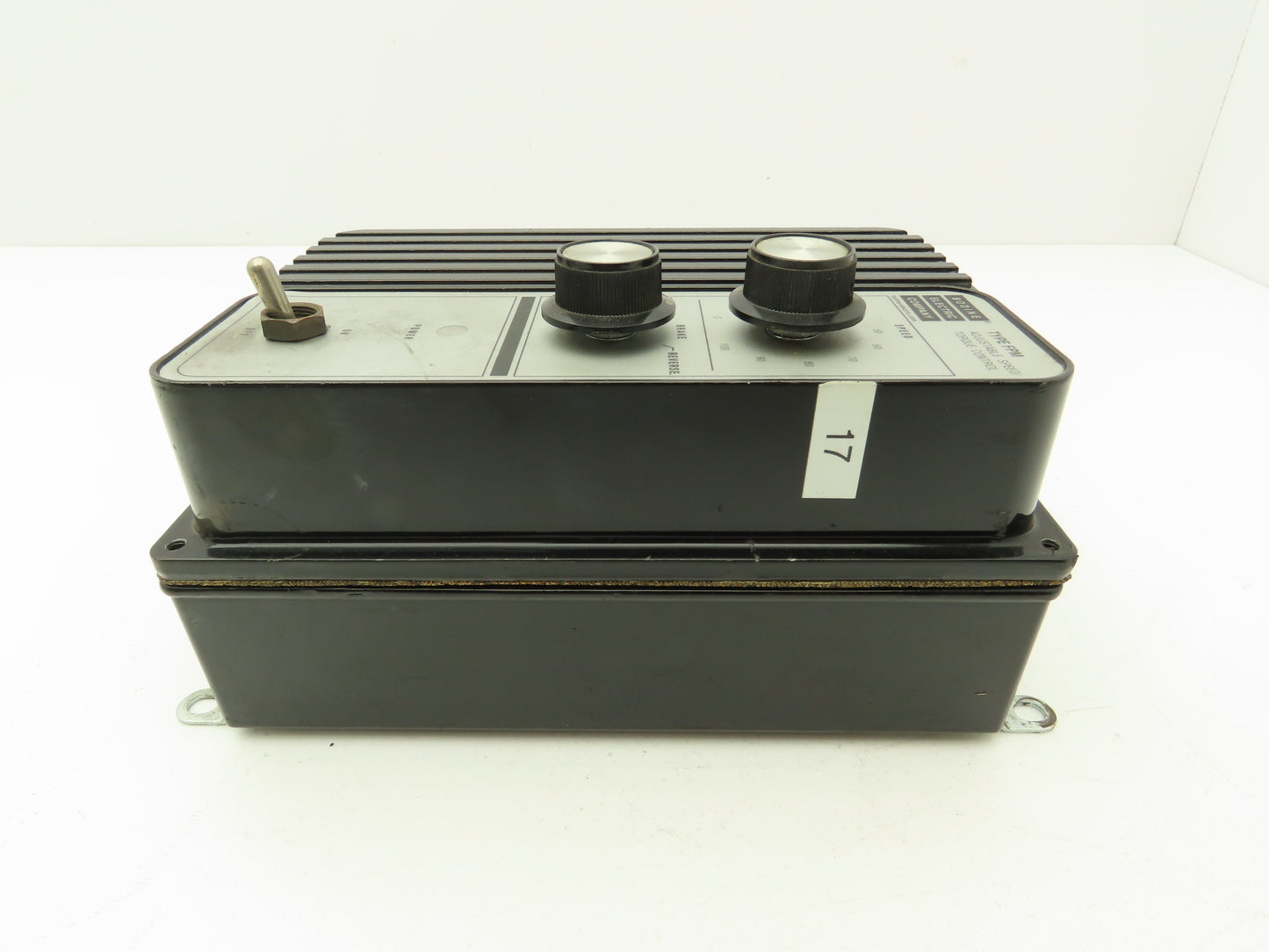 Bodine Model 858 Type FPM DC Motor Adjustable Speed/Torque Control 1/3Hp 115VAC
