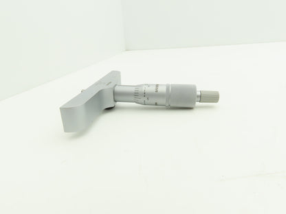 Mitutoyo 128-106 Depth Gage Micrometer 0-1" Range .001"Grad 4" Base
