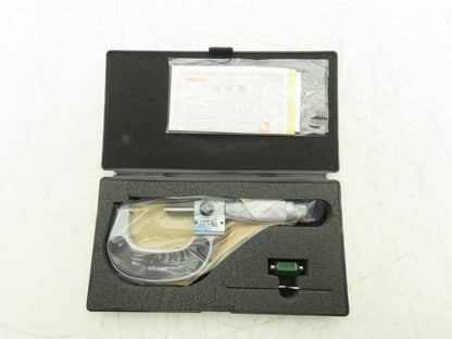 Mitutoyo 193-212 Mechanical Digit Outside Micrometer w/Counter 1-2" Range .0001"