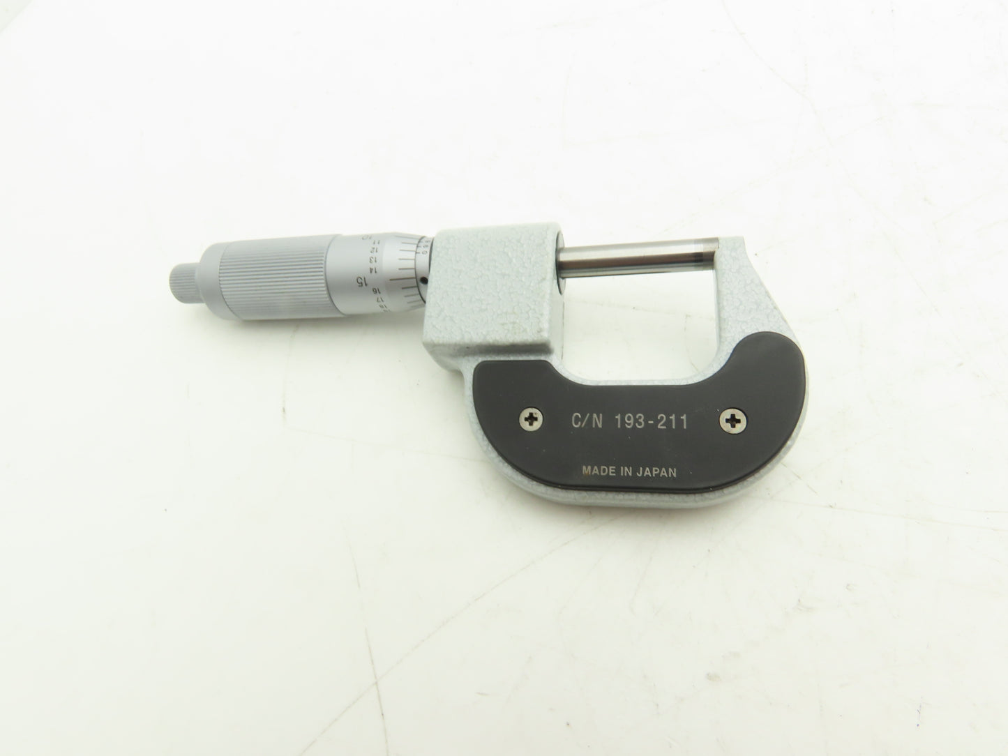 Mitutoyo 193-211 Mechanical Digit Outside Micrometer w/Counter 0-1" Range .0001"