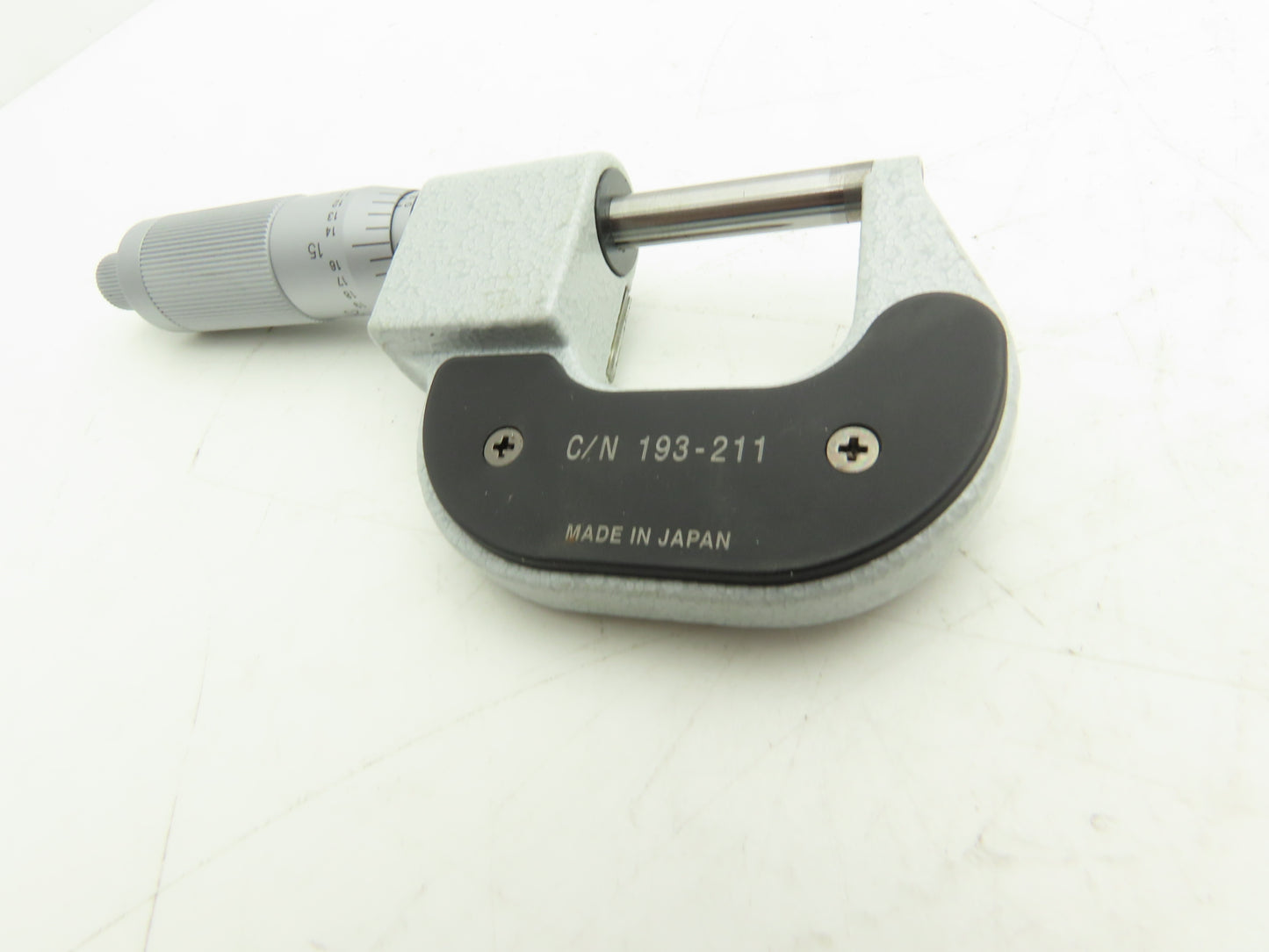 Mitutoyo 193-211 Mechanical Digit Outside Micrometer w/Counter 0-1" Range .0001"