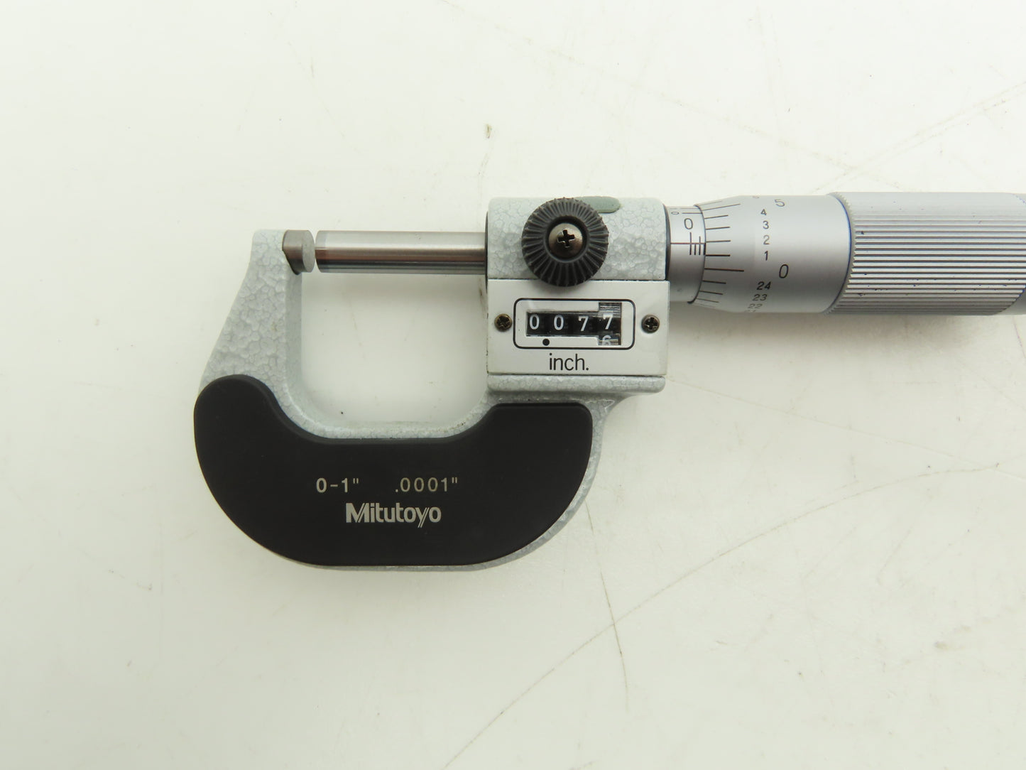 Mitutoyo 193-211 Mechanical Digit Outside Micrometer w/Counter 0-1" Range .0001"