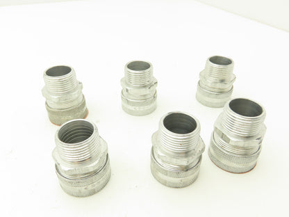 308742 CG-6275 Liquidtight .625 -.750" Strain Relief Cord Connector Lot of 6