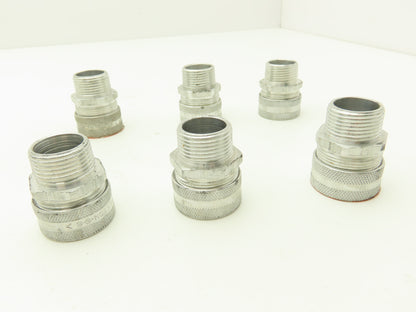 308742 CG-6275 Liquidtight .625 -.750" Strain Relief Cord Connector Lot of 6