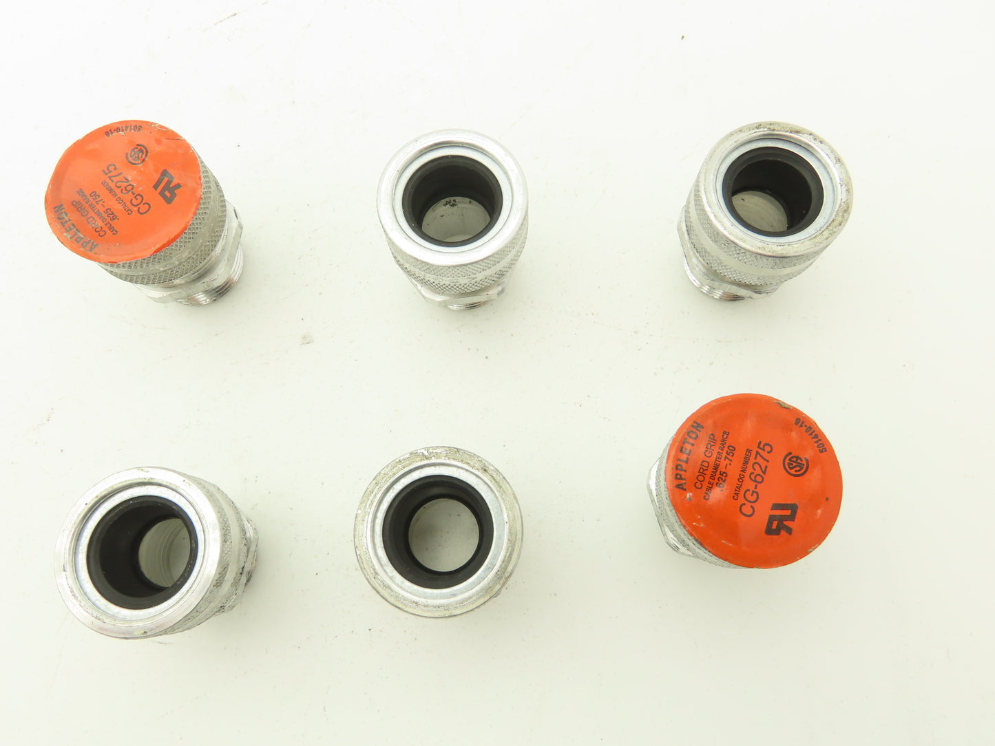 308742 CG-6275 Liquidtight .625 -.750" Strain Relief Cord Connector Lot of 6