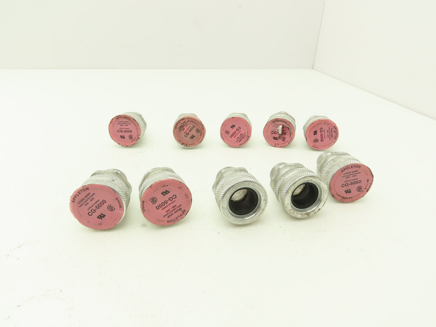 Appleton CG-5050 Liquidtight .500 - .625" Strain Relief Cord Connector Lot of 10