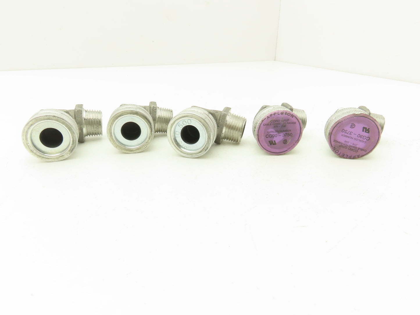Appleton CG90-3750 Liquidtight .375-.500" Strain Relief Connector Lot of 5