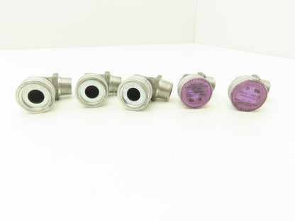 Appleton CG90-3750 Liquidtight .375-.500" Strain Relief Connector Lot of 5