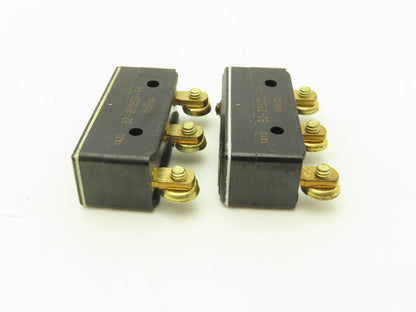 Honeywell BZ-2R5551-P4 Micro Switch Pin Plunger 15A 125/250/480VAC Lot of 2