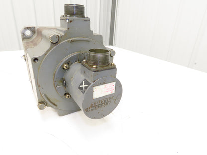 Mitsubishi Electric HA103C S AC Servo Motor 3PH W/Encoder 35mm Shaft