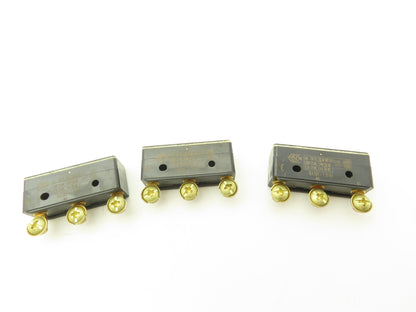 Honeywell BZ-2R5551-P4 Micro Switch Pin Plunger 15A 125/250/480VAC Lot of 3