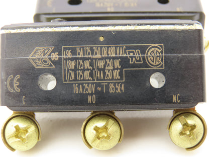 Honeywell BZ-2R5551-P4 Micro Switch Pin Plunger 15A 125/250/480VAC Lot of 3