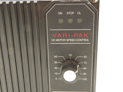 Camco 92A61633020000 Vari-Pak Cycling DC Motor Control 115VAC In 0-90VDC 1Hp Out