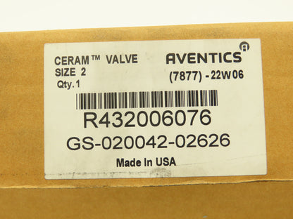 Aventics R432006076 Pneumatic Solenoid Directional Valve 45-145psi 120VAC Coil