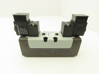 Aventics R432006076 Pneumatic Solenoid Directional Valve 45-145psi 120VAC Coil