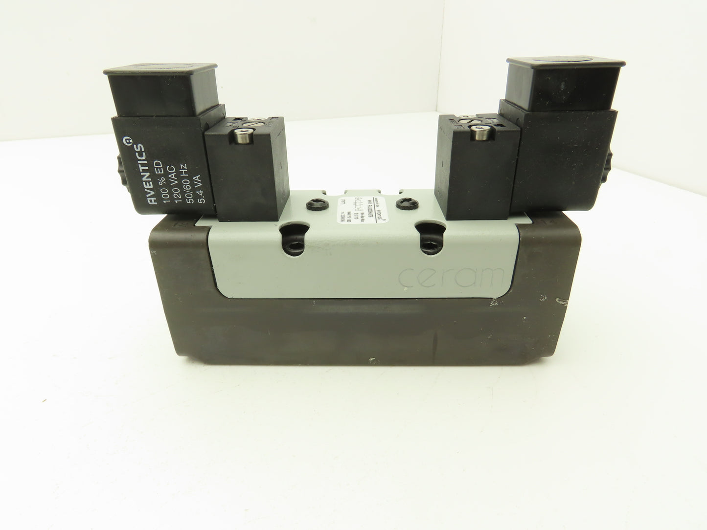 Aventics R432006076 Pneumatic Solenoid Directional Valve 45-145psi 120VAC Coil