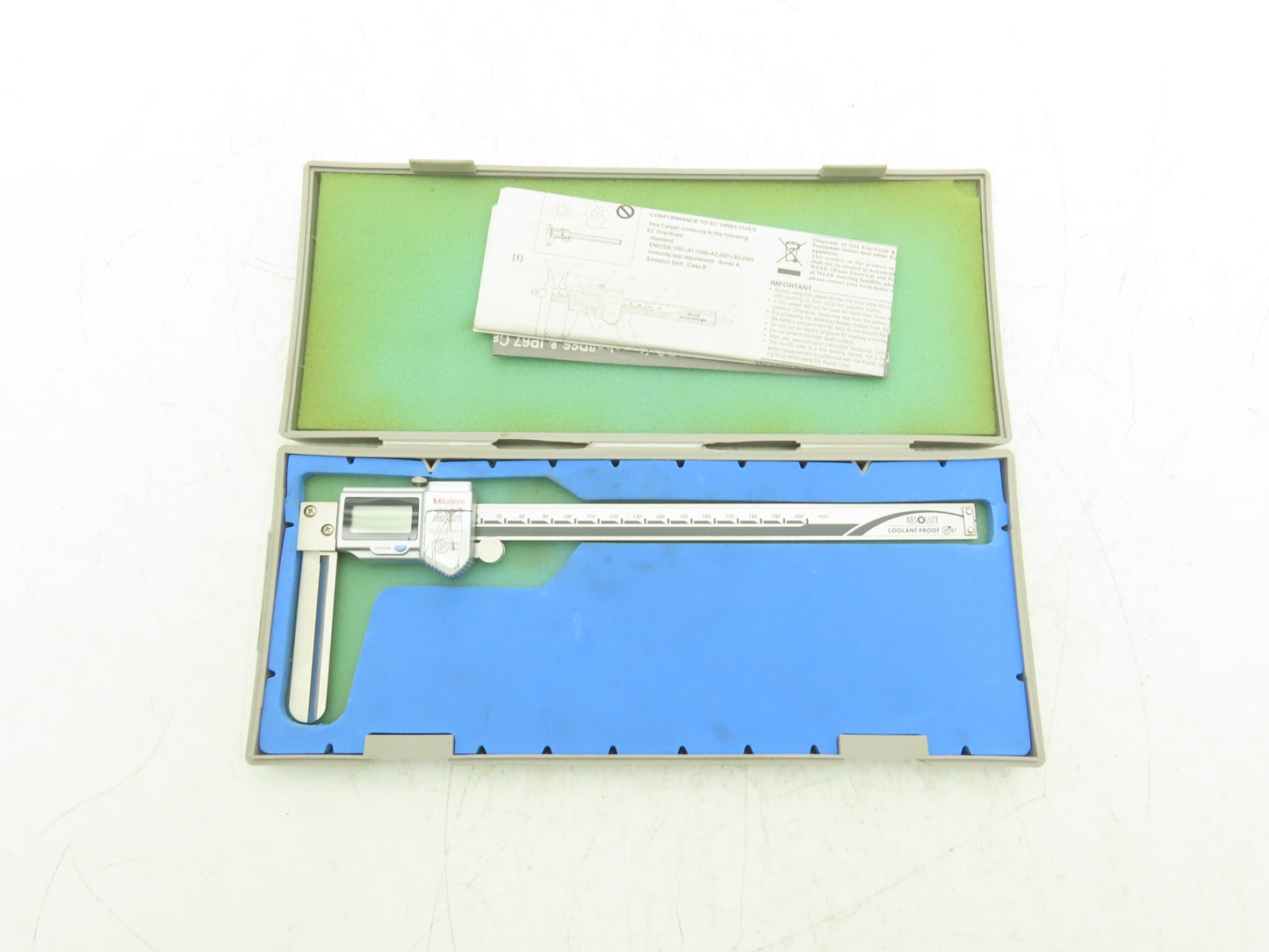 Mitutoyo NTD14-20PMX Knife Edge Inside Caliper 10-200mm 0.01mm Metric Digital