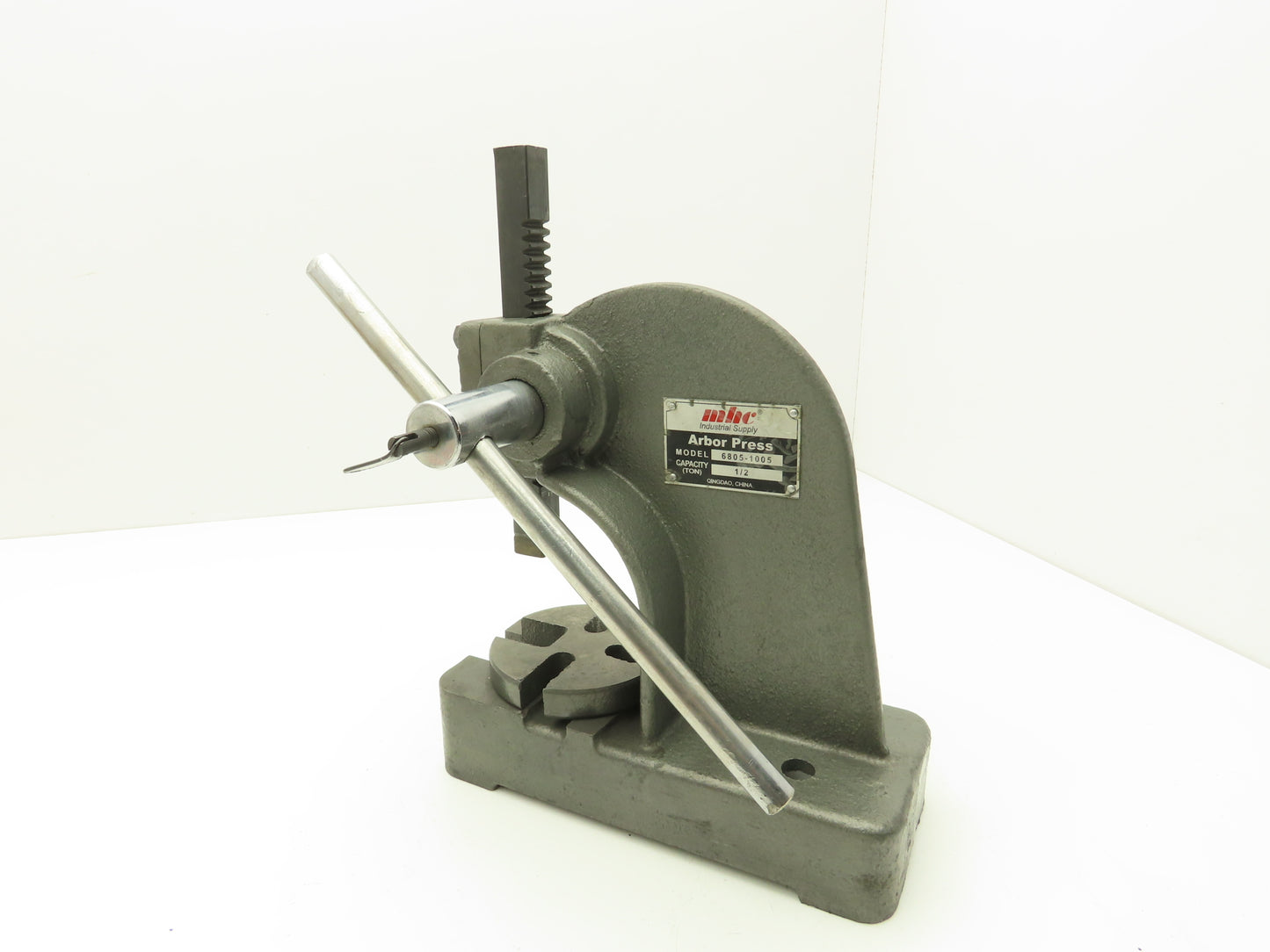 MHC 6805-1005 Bench Top Arbor Press 1/2 Ton 3.5" Throat 4.5" Stroke